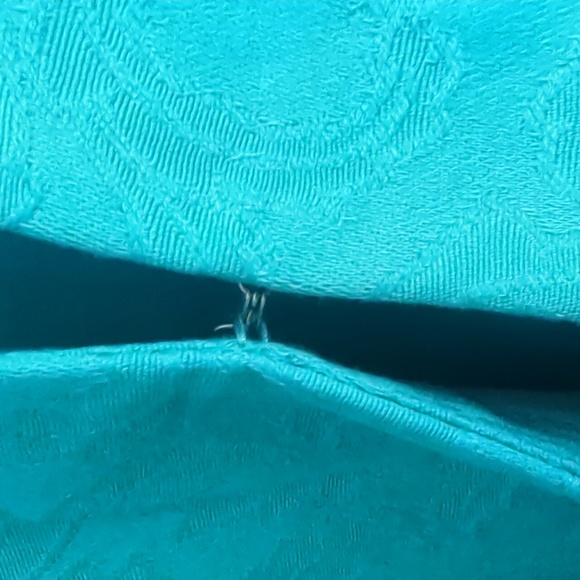 Coldwater Creek Turquoise Textured Jacket - Picture 4 of 6